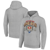 San Francisco 49ers Starter 80s Retro Pullover Hoodie - Heather Gray outlet