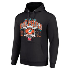Miami Dolphins Starter 80s Retro Pullover Hoodie - Black outlet