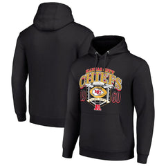 Kansas City Chiefs Starter 80s Retro Pullover Hoodie - Black cheap