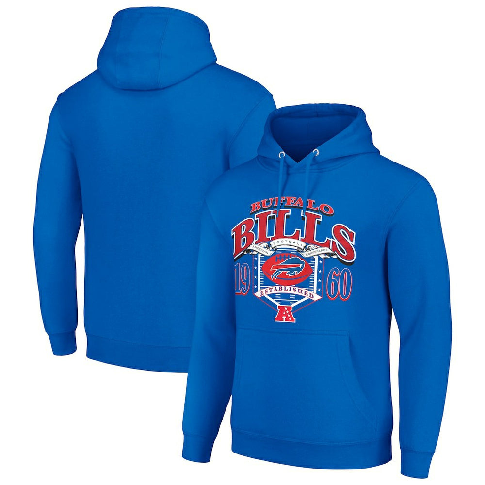 Buffalo Bills Starter 80s Retro Pullover Hoodie - Royal online
