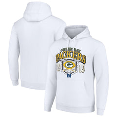 Green Bay Packers Starter 80s Retro Pullover Hoodie - White cheap