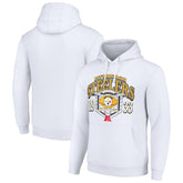 Pittsburgh Steelers Starter 80s Retro Pullover Hoodie - White on sale