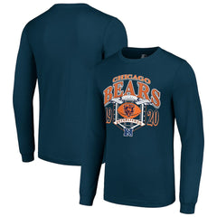 Chicago Bears Starter Retro Long Sleeve Graphic T-Shirt - Navy sale