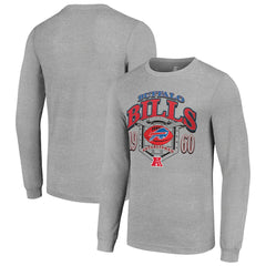 Buffalo Bills Starter Retro Long Sleeve Graphic T-Shirt - Heather Gray cheap