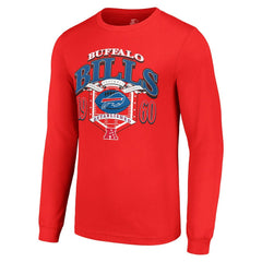 Buffalo Bills Starter Retro Long Sleeve Graphic T-Shirt - Red on sale
