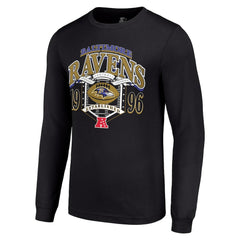 Baltimore Ravens Starter Retro Long Sleeve Graphic T-Shirt - Black online
