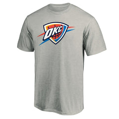 Oklahoma City Thunder Primary Logo T-Shirt - Heather Gray discount