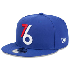 Philadelphia 76ers 2024/25 City Edition Alternate 9FIFTY Snapback Hat - Royal | New Era on sale