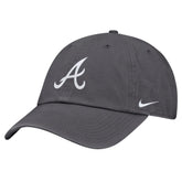 Atlanta Braves Club Adjustable Hat - Gray | Nike
