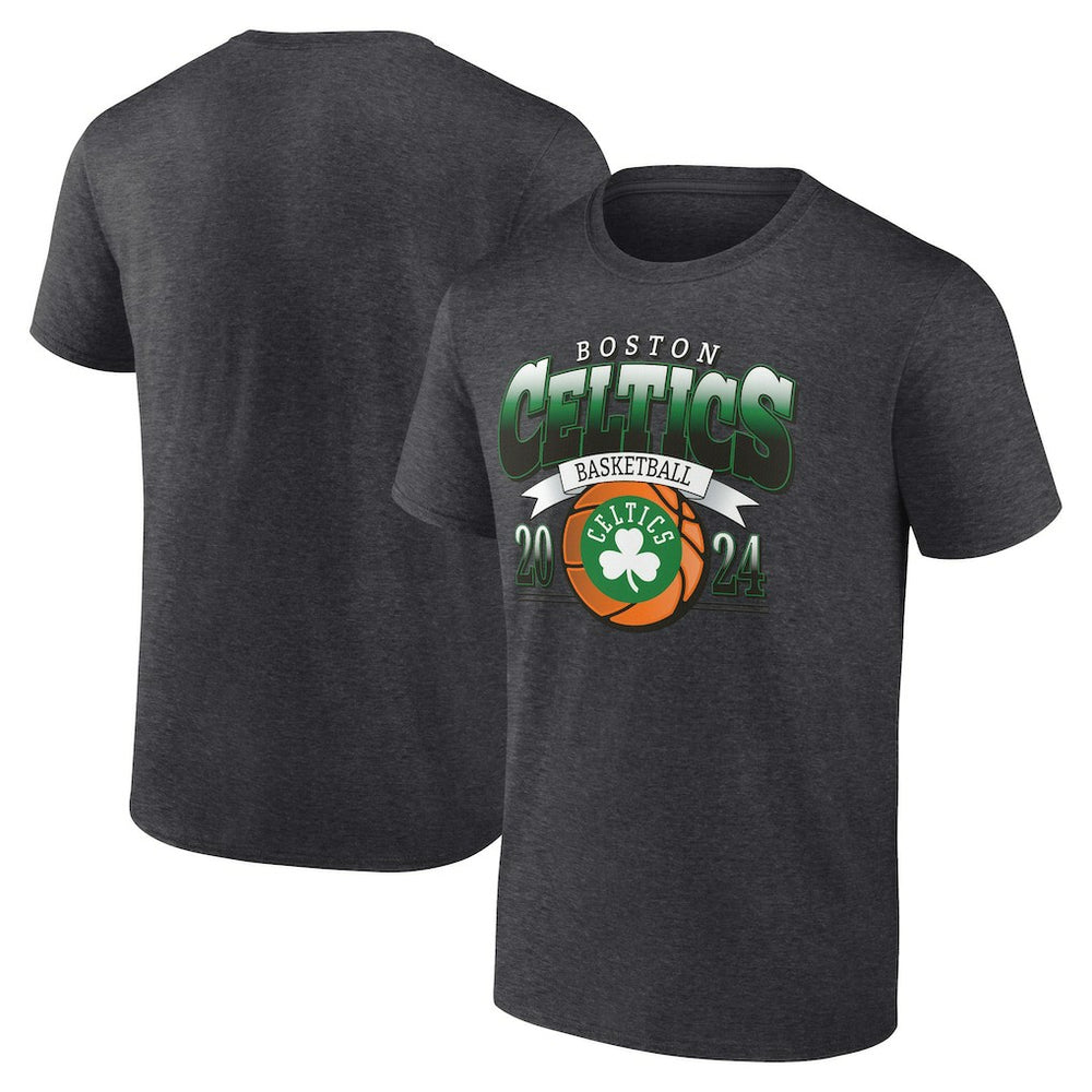 Boston Celtics Fast Break Finisher T-Shirt - Charcoal discount