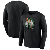 Boston Celtics Midnight Mascot Long Sleeve T-Shirt - Black outlet