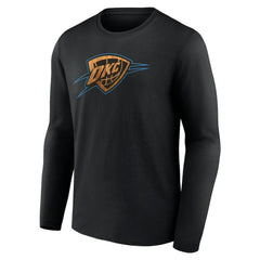 Oklahoma City Thunder Hardwood Long Sleeve T-Shirt - Black sale