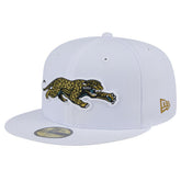 Jacksonville Jaguars New Era Throwback Crawl Omaha 59FIFTY Fitted Hat - White sale