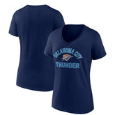 Oklahoma City Thunder Women's Overtime V-Neck T-Shirt - Navy shop