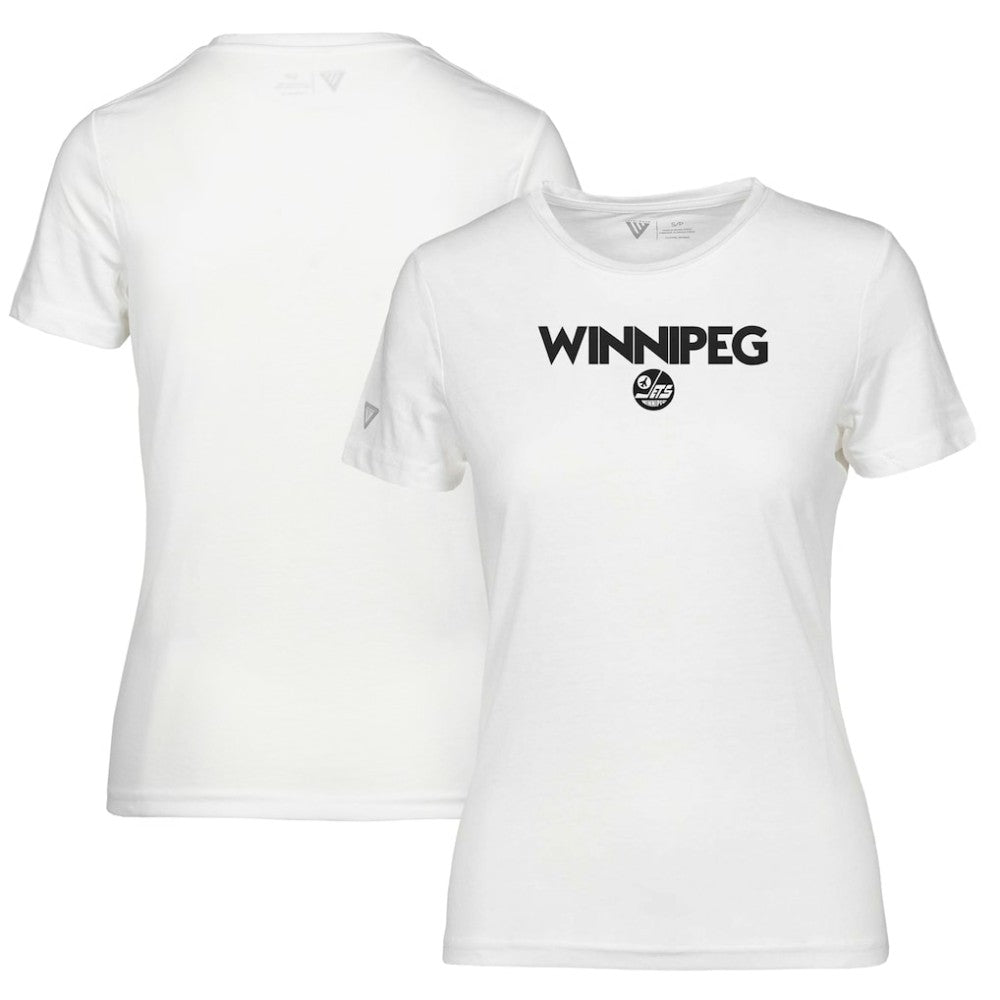 Winnipeg Jets Levelwear Women's Maddox City Capsule T-Shirt White