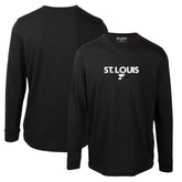 St. Louis Blues Levelwear Oscar City Capsule Long Sleeve T-Shirt Black