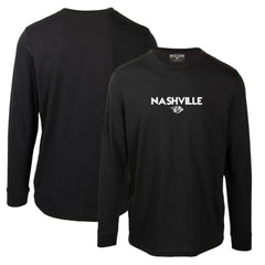 Nashville Predators Levelwear Oscar City Capsule Long Sleeve T-Shirt Black
