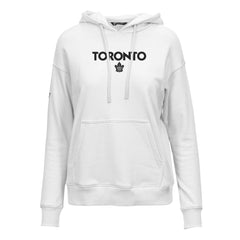 Toronto Maple Leafs Levelwear Women's Adorn City Capsule Pullover Hoodie White