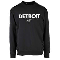 Detroit Red Wings Levelwear Zane City Capsule Pullover Sweatshirt Black