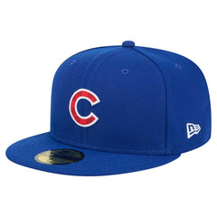 Chicago Cubs Checkered Undervisor 59FIFTY Fitted Hat - Royal | New Era