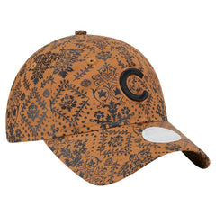 Chicago Cubs Women's Vintage Deco 9TWENTY Adjustable Hat - Brown | New Era