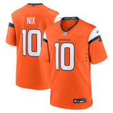 Bo Nix Denver Broncos Player Game Jersey - Orange | Nike for sale