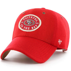 San Francisco 49ers Stoney Clover Lane x '47 Unisex Field Goal Clean Up Adjustable Hat - Scarlet for sale