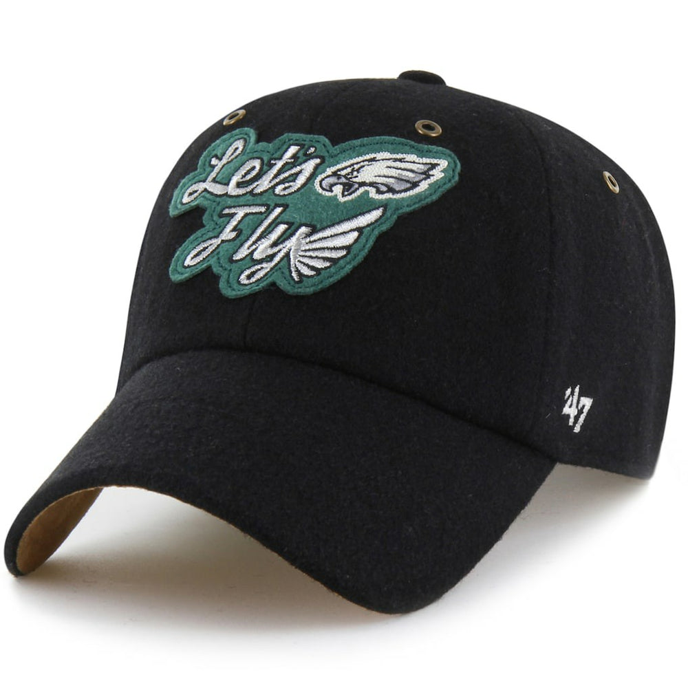 Philadelphia Eagles Stoney Clover Lane x '47 Unisex Field Goal Clean Up Adjustable Hat - Black on sale