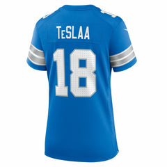 Isaac TeSlaa Detroit Lions Women's Game Player Jersey - Blue | Nike cheap