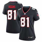 Jayden Higgins Houston Texans Women's Game Jersey - Navy | Nike for sale