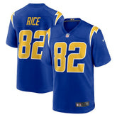 Brenden Rice Los Angeles Chargers 2nd Alternate Game Player Jersey - Royal | Nike outlet