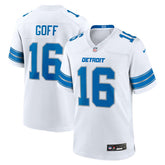 Jared Goff Detroit Lions Game Jersey - White | Nike for sale
