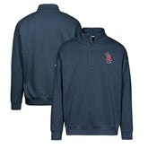 Los Angeles Angels Levelwear Murray Core Logo Quarter-Zip Pullover Top - Navy