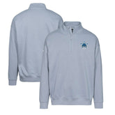 Seattle Mariners Levelwear Murray Core Logo Quarter-Zip Pullover Top - Gray