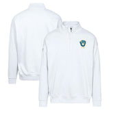 Milwaukee Brewers Levelwear Murray Core Logo Quarter-Zip Pullover Top - White