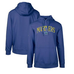 Seattle Mariners Levelwear Cooperstown Collection Podium Retro Spellout Pullover Hoodie - Royal