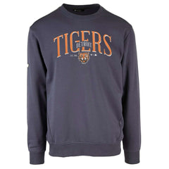 Detroit Tigers Levelwear Zane Cooperstown Collection Retro Spellout Pullover Sweatshirt - Navy