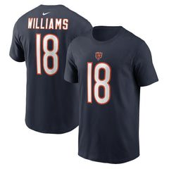 Caleb Williams Chicago Bears Name & Number T-Shirt - Navy | Nike outlet