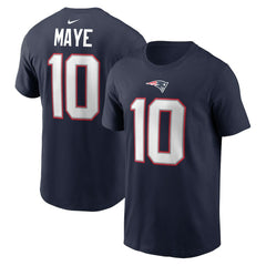 Drake Maye New England Patriots Name & Number T-Shirt - Navy | Nike discount
