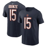 Rome Odunze Chicago Bears Name & Number T-Shirt - Navy | Nike outlet