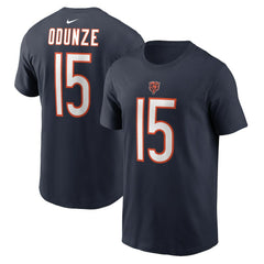 Rome Odunze Chicago Bears Name & Number T-Shirt - Navy | Nike outlet
