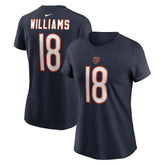 Caleb Williams Chicago Bears Women's Name & Number T-Shirt - Navy | Nike online