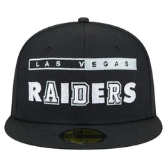 Las Vegas Raiders New Era Ransom 59FIFTY Fitted Hat - Black sale