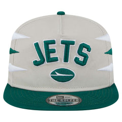 New York Jets New Era Athletic Golfer Snapback Hat - Stone/Green cheap