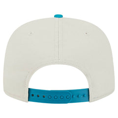 Jacksonville Jaguars New Era Athletic Golfer Snapback Hat - Stone/Teal cheap