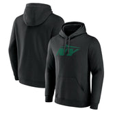 New York Jets Secondary Logo Pullover Hoodie - Black discount