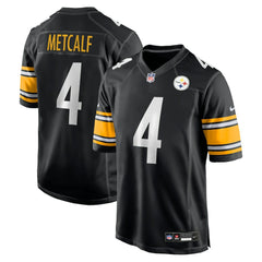 DK Metcalf Pittsburgh Steelers Youth Game Jersey - Black | Nike for sale