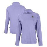 Baltimore Ravens Cutter & Buck Women's Coastline Epic Comfort Eco Recycled Funnel Neck Raglan Pullover Sweatshirt - Lavender outlet