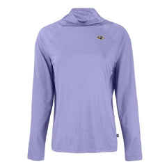 Baltimore Ravens Cutter & Buck Women's Coastline Epic Comfort Eco Recycled Funnel Neck Raglan Pullover Sweatshirt - Lavender sale
