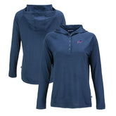 Buffalo Bills Cutter & Buck Women's Coastline Epic Comfort Eco Recycled Raglan Pullover Hoodie - Navy outlet